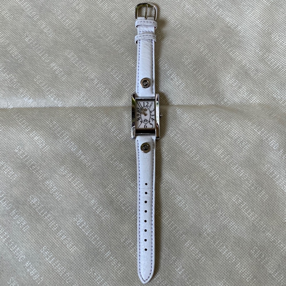 White leather Juicy Couture watch